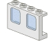 Part No: 4863c01  Name: Window 1 x 4 x 2 Plane, Single Top Hole and Double Bottom Holes for Glass with Trans-Light Blue Glass (4863 / 4862)