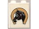Part No: 4864apb002  Name: Panel 1 x 2 x 2 - Solid Studs with Horseshoe and Black Horse Head Pattern (Sticker) - Set 6359