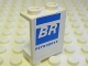 Part No: 4864bpb032R  Name: Panel 1 x 2 x 2 - Hollow Studs with 'BR' and 'PETROBRAS' Pattern Model Right Side (Sticker) - Set 8374