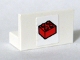 Part No: 4865pb015  Name: Panel 1 x 2 x 1 with Red 2 x 2 Brick Pattern (Sticker) - Set 4032-1