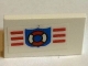 Part No: 4865pb041  Name: Panel 1 x 2 x 1 with Coast Guard Pattern (Sticker) - Set 6338