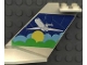 Part No: 4867pb06  Name: Tail Wedge with Airplane above Sun & Clouds Pattern on Both Sides (Stickers) - Sets 1774 / 1775