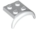 Part No: 49097  Name: Vehicle, Mudguard 3 x 3 x 1 with Arch Round