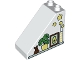 Part No: 49570pb05  Name: Duplo, Brick 4 x 2 x 3 Slope with Bunny, Flowerpot, Picture, Vase and Stars Pattern