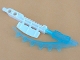 Lot ID: 349281874  Part No: 50936pb01  Name: Bionicle Weapon Hordika Teeth Tool with Molded Trans-Light Blue Flexible End Pattern
