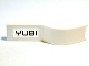 Part No: 50947pb011L  Name: Vehicle, Mudguard 1 x 4 1/2 with 'YUBI' Pattern Model Left Side (Sticker) - Set 8149