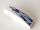 Part No: 50950pb049  Name: Slope, Curved 3 x 1 with Medium Blue and White Ice Crystals on Dark Purple Background Pattern (Sticker) - Set 9445