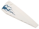 Part No: 50956pb025  Name: Wedge 10 x 3 Right with Blue Lightning Pattern (Sticker) - Set 70724