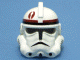 Lot ID: 386197644  Part No: 50995pb02  Name: Minifigure, Headgear Helmet SW Clone Trooper Ep.3 with Dark Red Mark Pattern