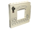 Part No: 51260pb01  Name: Duplo Wall 1 x 8 x 6 Hinge on Right  with Window Opening and Bricks Pattern