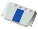 Part No: 52031pb076  Name: Wedge 4 x 6 x 2/3 Triple Curved with Blue Stripe Pattern (Sticker) - Set 7245-2