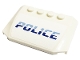 Part No: 52031pb169  Name: Wedge 4 x 6 x 2/3 Triple Curved with Medium Blue and Blue 'POLICE' Pattern (Sticker) - Set 60316