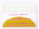 Part No: 54095pb16  Name: Slope, Curved 8 x 8 x 2 Double with Bright Light Orange Sunset and Dark Pink Clouds Pattern (Sticker) - Set 41429