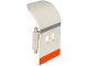 Part No: 54097pb06  Name: Door 2 x 4 x 6 Curved Aircraft with Light Bluish Gray and Orange Stripes Pattern