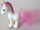 Lot ID: 365233633  Part No: 57889pb01  Name: Duplo Horse Baby Foal Pony with Dark Pink Mane and Tail