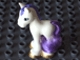 Lot ID: 86189639  Part No: 57889pb02  Name: Duplo Horse Baby Foal Pony with Purple Mane and Tail