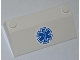Part No: 58181pb04  Name: Slope 33 3 x 6 without Inner Walls with Blue EMT Star of Life Pattern on White Background (Sticker) - Set 4431