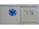 Part No: 59349pb054  Name: Panel 1 x 6 x 5 with Medical Charts on Inside and EMT Star of Life on Outside Pattern (Stickers) - Set 4429