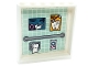 Part No: 59349pb193  Name: Panel 1 x 6 x 5 with Bathroom Pattern on Inside (Sticker) - Set 41318