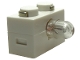 Part No: 6035c01  Name: Electric, Light Brick 1 x 2 with Single Side Light (6034 / 6035)