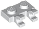 Part No: 60470a  Name: Plate, Modified 1 x 2 with 2 U Clips (Horizontal Grip)