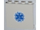 Part No: 60581pb009  Name: Panel 1 x 4 x 3 with Side Supports - Hollow Studs with Blue EMT Star of Life Pattern (Sticker) - Set 4431