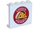 Part No: 60581pb076  Name: Panel 1 x 4 x 3 with Side Supports - Hollow Studs with 'LUIGI'S PIZZERIA' Pattern (Sticker) - Set 70910