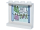 Part No: 60581pb279  Name: Panel 1 x 4 x 3 with Side Supports - Hollow Studs with Laundry, Shirt, Socks and Jumpsuit on Clothesline Pattern (Sticker) - Set 42670