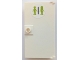 Part No: 60616pb068  Name: Door 1 x 4 x 6 with Stud Handle with Lime Male and Female Mini Dolls Silhouettes (Unisex Restroom) Pattern (Sticker) - Set 41395