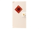 Part No: 60616pb084  Name: Door 1 x 4 x 6 with Stud Handle with Red Diamond, Gold Border, Black Upside-Down Chinese Logogram '福' (Luck Arrives) Pattern (Sticker) - Set 80108