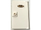 Part No: 60616pb135 Name: Door 1 x 4 x 6 with Stud Handle with '102' on Oval Gold Sign Pattern (Sticker) - Set 41684 Part No: 60616pb135 Name: Door 1 x 4 x 6 with Stud Handle with '102' on Oval Gold Sign Pattern (Sticker) - Set 41684