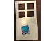 Part No: 60623pb08  Name: Door 1 x 4 x 6 with 4 Panes and Stud Handle with Paw Print on Pet Door Pattern (Sticker) - Set 41314