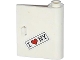 Part No: 60657pb002  Name: Door 1 x 3 x 3 Right - Open Between Top and Bottom Hinge with 'I' Heart 'NY' Pattern (Sticker) - Set 79104