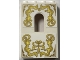 Part No: 60808pb022 Name: Panel 1 x 4 x 5 Wall with Window with Gold Ornamental Dragons Pattern (Stickers) - Set 43184 Part No: 60808pb022 Name: Panel 1 x 4 x 5 Wall with Window with Gold Ornamental Dragons Pattern (Stickers) - Set 43184