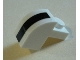 Part No: 6091pb019  Name: Slope, Curved 2 x 1 x 1 1/3 with Recessed Stud with Black Line Pattern (Sticker) - Set 75895