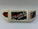 Part No: 61073pb05R  Name: Technic, Panel Car Spoiler 3 x 8 with Three Holes with 'QUAD BIKE', 'SUBSOUND LIMITER' and Black and Red Stains Pattern Model Right Side (Stickers) - Set 8262