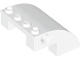 Part No: 61487  Name: Slope, Curved 4 x 4 x 2 with 4 Studs and Pin Holes