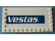 Part No: 6178pb007L  Name: Tile, Modified 6 x 12 with Studs on Edges with 'Vestas' Logo Pattern Model Left Side (Sticker) - Set 4999