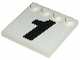 Part No: 6179pb031  Name: Tile, Modified 4 x 4 with Studs on Edge with Black Number 1 Pattern (Sticker) - Set 8291