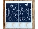 Part No: 6179pb134  Name: Tile, Modified 4 x 4 with Studs on Edge with Soccer Plays Diagram Pattern (Sticker) - Set 41330