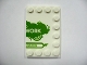 Lot ID: 385015116  Part No: 6180pb029R  Name: Tile, Modified 4 x 6 with Studs on Edges with 'My Lego Network' Right Half Pattern
