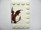 Part No: 6180pb030R  Name: Tile, Modified 4 x 6 with Studs on Edges with Dragon and Knight Right Half Pattern