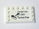 Lot ID: 406790331  Part No: 6180pb038  Name: Tile, Modified 4 x 6 with Studs on Edges with 'Production HMV Factory Tour' Pattern