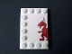 Part No: 6180pb059L  Name: Tile, Modified 4 x 6 with Studs on Edges with Dragon Left Half Pattern