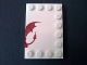 Part No: 6180pb059R  Name: Tile, Modified 4 x 6 with Studs on Edges with Dragon Right Half Pattern