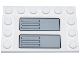 Part No: 6180pb201R  Name: Tile, Modified 4 x 6 with Studs on Edges with Light Bluish Gray and Black Mechanical Panel and Dark Bluish Gray Air Vents Pattern Model Right Side (Sticker) - Set 75357