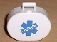 Part No: 6203pb07  Name: Scala Utensil Oval Case with EMT Star of Life Pattern (Sticker) - Sets 5875 / 5876