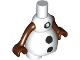 Lot ID: 370132563  Part No: 62373pb02c01  Name: Body Snowman with Black Buttons Pattern, Reddish Brown Arms with Hands
