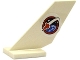 Part No: 6239pb054  Name: Tail Shuttle with Space Shuttle Logo on White Background Pattern on Both Sides (Stickers) - Set 60079
