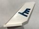Part No: 6239pb063  Name: Tail Shuttle with Dark Blue Airline Bird Pattern on Both Sides (Stickers) - Set 7696